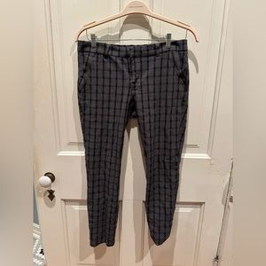 Kut from the Kloth plaid skinny trousers